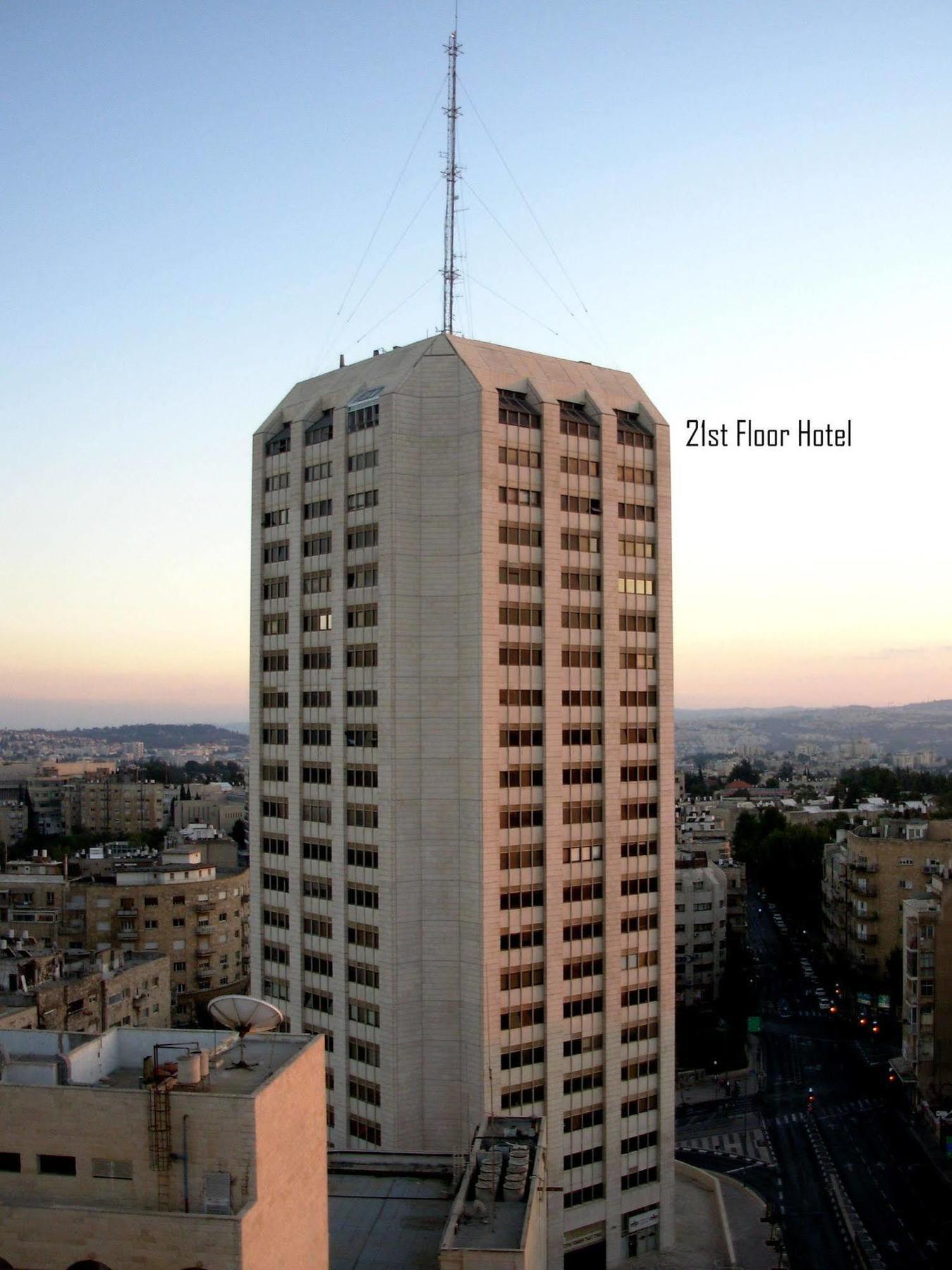 21St Floor Hotel Kudüs Dış mekan fotoğraf